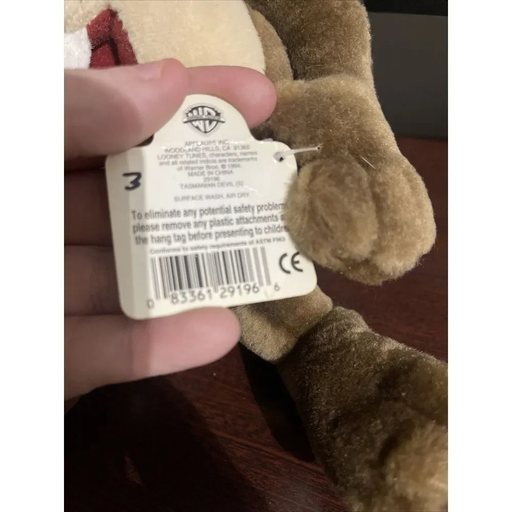 TAZ Tasmanian Devil Plush Looney Tunes 9
